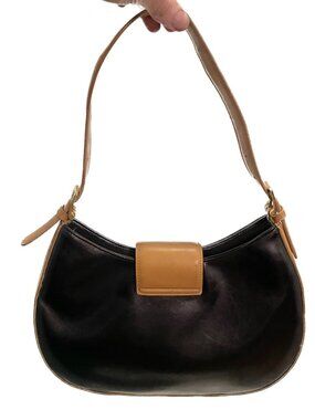 Mondani New York Vintage Two-Tone Shoulder Bag